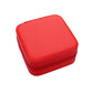 Madeline Love Red Faux Leather Portable Square Jewelry Box - Hair Accessories - desc