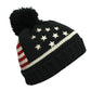 C.C American Flag Knit Pom Hat For Kids