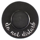 C.C Paper Brim Straw Hat With Lettering And Ribbon Band 100% Paper Straw