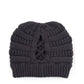 Dark Melange Grey Criss-Cross Knit C.C Beanie blends stylish design with practical warmth. Crafted with a unique criss-cross knit pattern, it provides enhanced insulation and a comfortable fit. Ideal for cold weather, this beanie offers both functionality and a sophisticated look for everyday wear. Durable and easy to care for, it’s an excellent accessory for layering during chilly seasons.