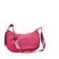 Dark Pink Solid Nylon Sling Bag Crossbody Bag, is perfect to carry all your handy items with ease. This handbag features a top zipper closure for security that makes your life easier and trendier. This is the perfect gift idea for a birthday, holiday, Christmas, anniversary, Valentine's Day, etc.