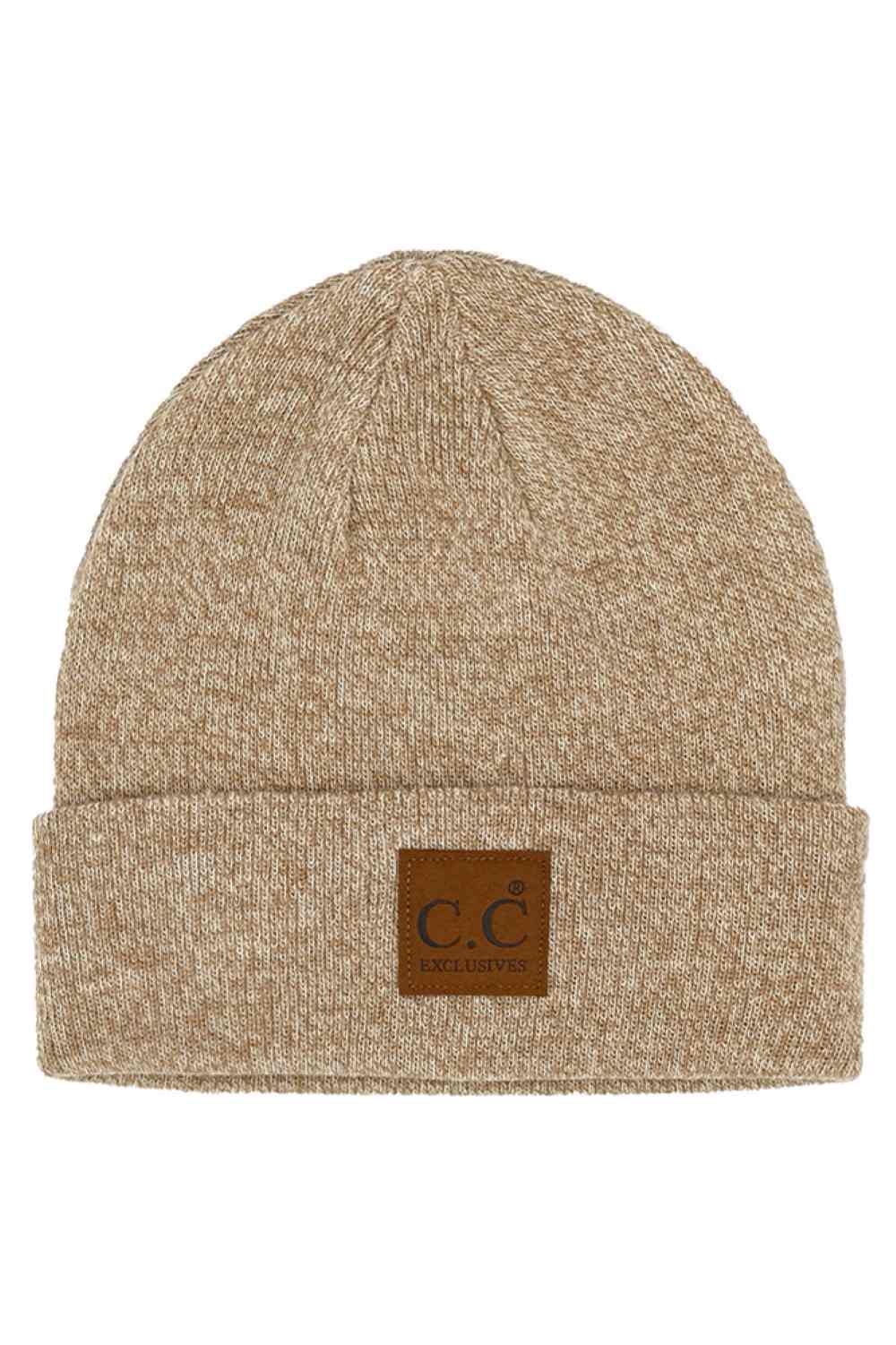 Dark Beige The C.C Unisex Classic Basic Solid Color Beanie features a timeless knit design with a clean, solid color finish for effortless everyday style. Soft, stretchy, and comfortable, it provides reliable warmth and a versatile fit for both men and women.