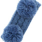 Dark Denim Cozy and playful, this double pom kids headband features a soft fuzzy lining that keeps little ones warm and comfortable. The vibrant pom-poms add a fun touch to any outfit, while the stretchy one-size fit grows with your child. Made from durable 100% acrylic, it's easy to care for and built to last through all their adventures.