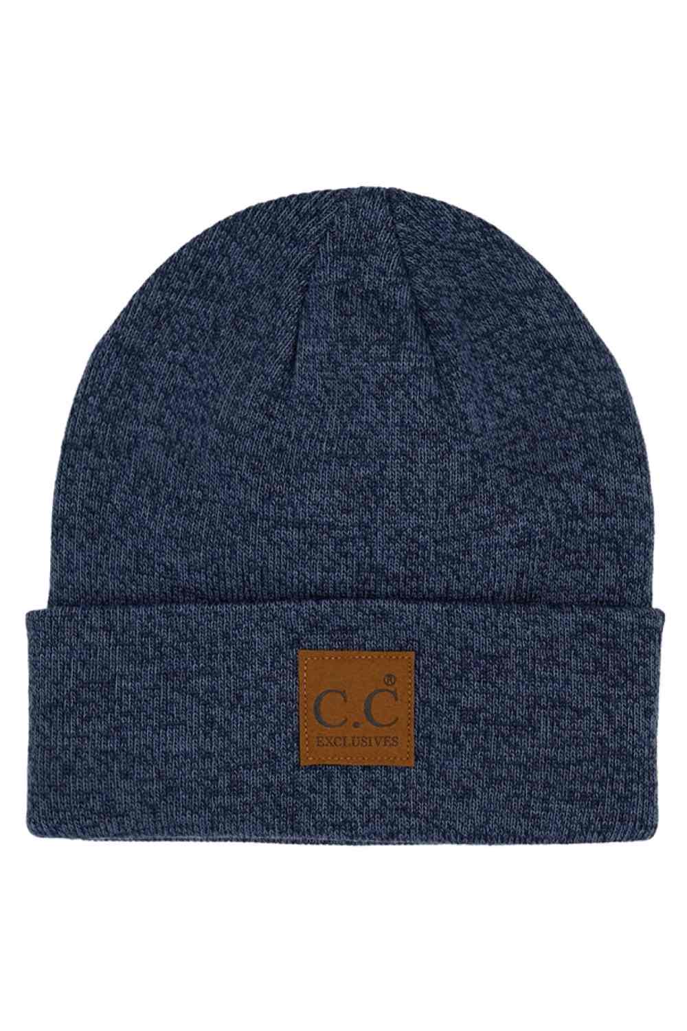 Dark Denim The C.C Unisex Classic Basic Solid Color Beanie features a timeless knit design with a clean, solid color finish for effortless everyday style. Soft, stretchy, and comfortable, it provides reliable warmth and a versatile fit for both men and women.