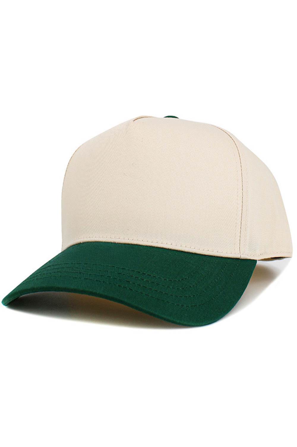 Dark Green A clean, classic five-panel snapback baseball cap designed for everyday wear with a structured fit and minimalist style. Featuring an adjustable snap closure, it offers a comfortable, customizable fit that pairs effortlessly with casual and streetwear looks.