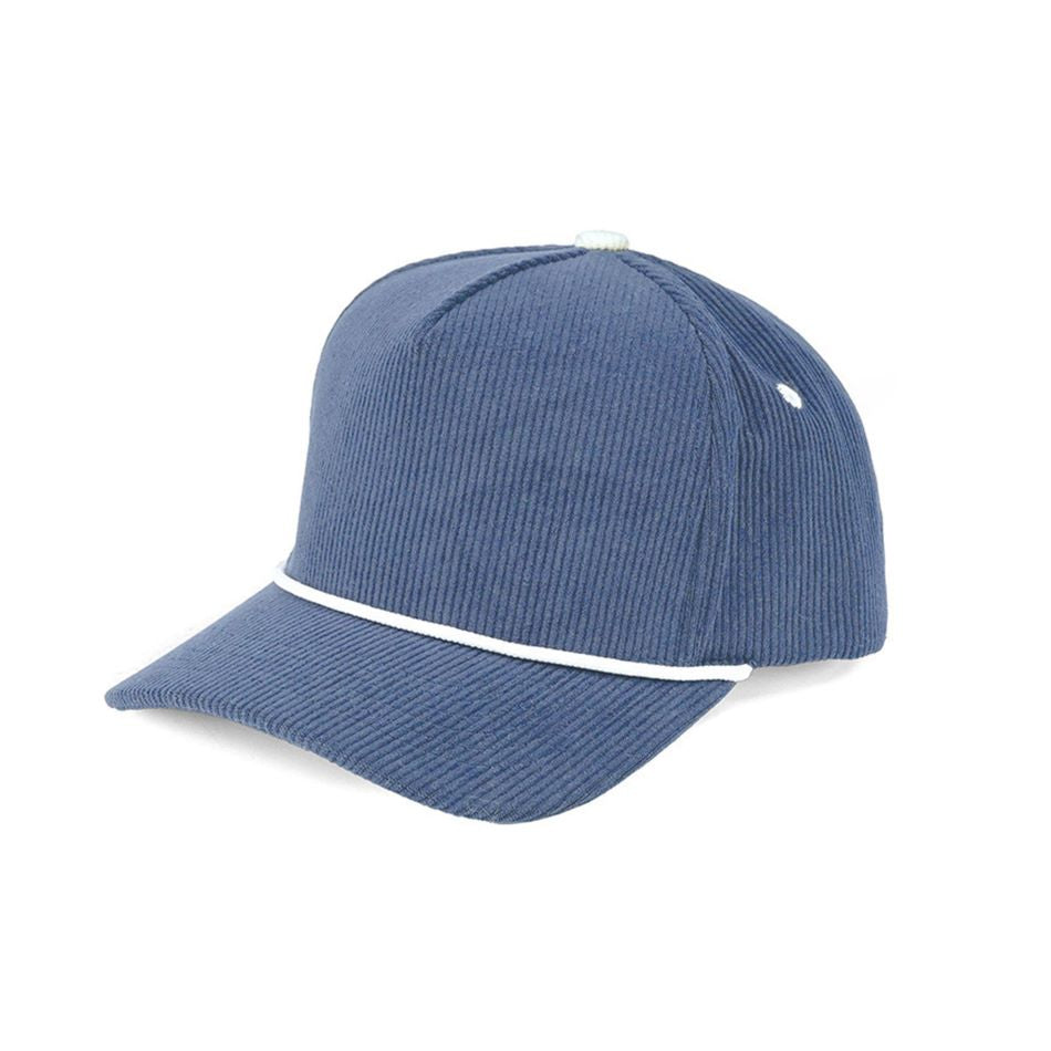  Denim Add timeless texture to your outfit with the C.C Solid Corduroy Snapback Trucker Cap, featuring a classic corduroy design and decorative rope detail for subtle style. Designed with an adjustable snapback closure and breathable mesh back, it offers a comfortable, customizable fit for everyday wear.