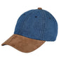 C.C Two Tone Cotton Twill Denim Baseball Cap - Denim - Baseball Cap
