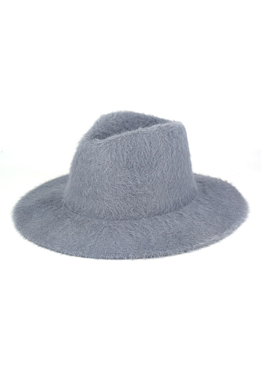Denim Fuzzy Palin Solid Winter Fedora Hat merges classic silhouette with cold-weather functionality. Constructed with premium insulating materials, this fedora maintains structural integrity while providing superior warmth. The textured exterior offers both thermal protection and sophisticated styling, while the traditional brim provides practical shielding from winter elements. Designed for discerning individuals who refuse to compromise style for seasonal practicality.
