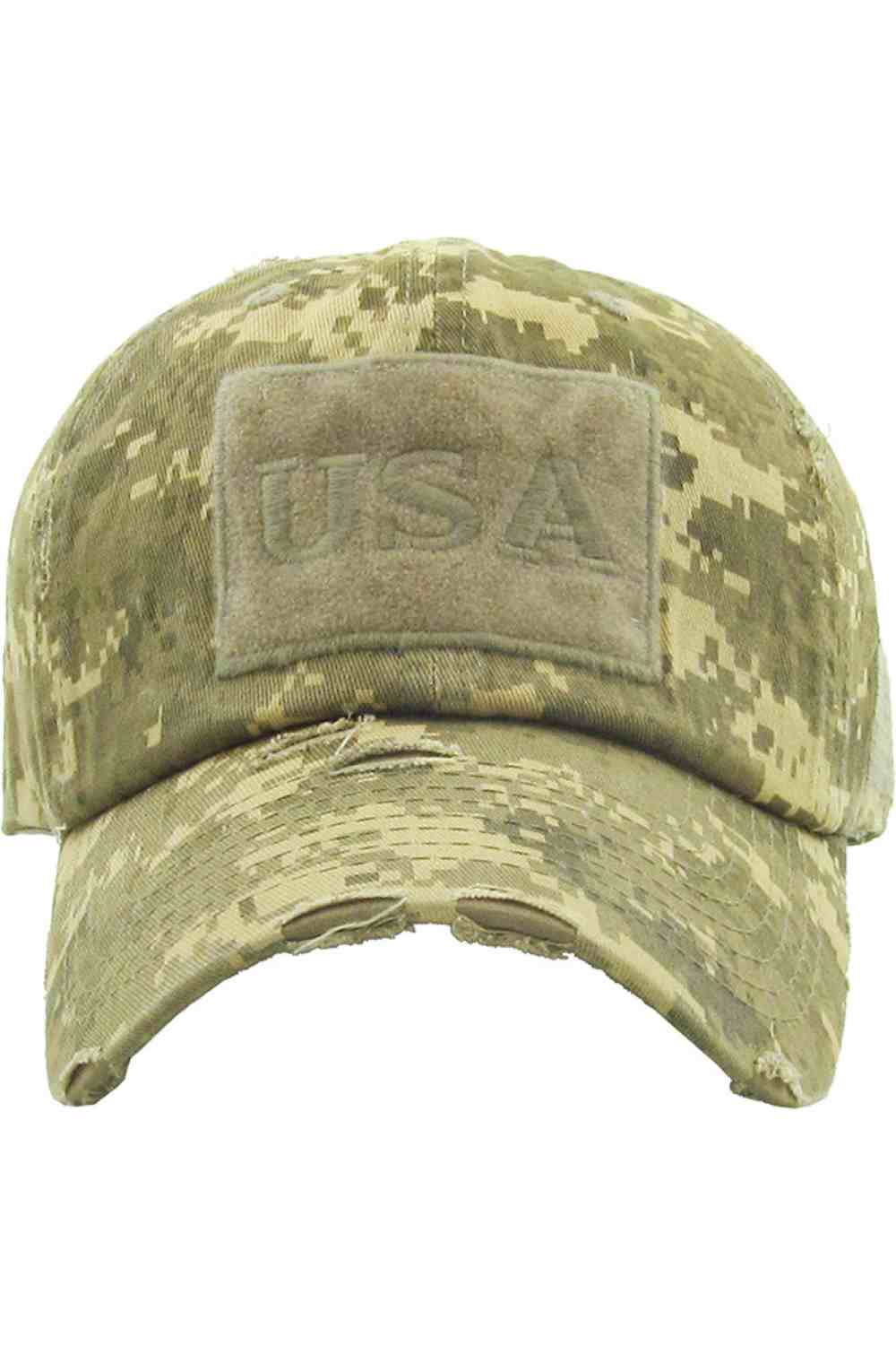 Digi Des Add rugged style to your everyday look with the USA Tactical vintage baseball cap, featuring a distressed finish and bold embroidered design for a classic military-inspired vibe. Comfortable and adjustable for all-day wear, this durable cap is perfect for outdoor activities, travel, or casual street style.