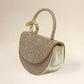 Madeline Love Rose Bling Studded Top Handle Evening Crossbody Bag - Bags & Wallets - extra