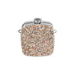 Madeline Love Champagne Square Glitter Mini Clutch Bag Crossbody Bag - Bags & Wallets - desc