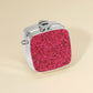 Madeline Love Pink Square Glitter Mini Clutch Bag Crossbody Bag - Bags & Wallets