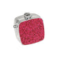 Madeline Love Pink Square Glitter Mini Clutch Bag Crossbody Bag - Bags & Wallets - desc