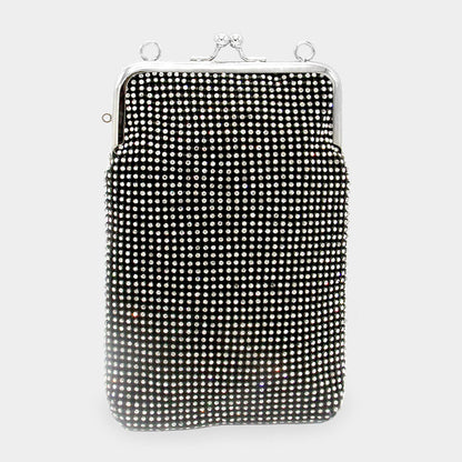 Madeline Love Black Bling Evening Crossbody Bag - Bags & Wallets