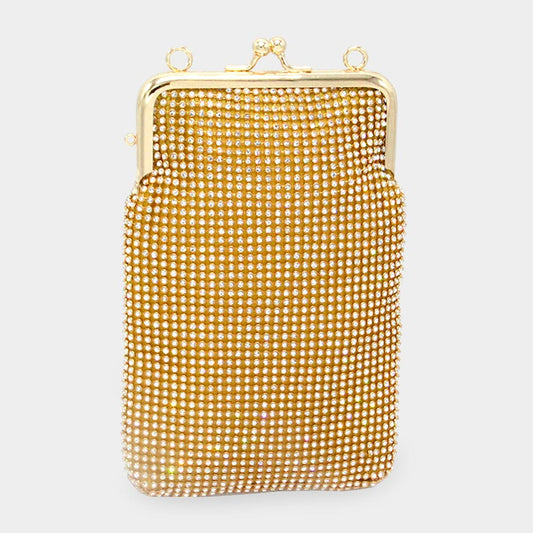 Madeline Love Gold Bling Evening Crossbody Bag - Bags & Wallets