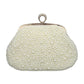Madeline Love Gold Pearl Embellished Evening Clutch Bag / Crossbody Bag - Bags & Wallets - desc