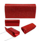 Madeline Love Red Bling Studded Box Evening Bag / Clutch / Crossbody Bag - Bags & Wallets - extra