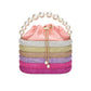 Madeline Love Pink Bling Pearl Top Handle Drawstring Box Crossbody Bag - Bags & Wallets - desc