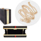 Madeline Love Black Bling Color Block Rectangle Evening Clutch / Crossbody Bag - Bags & Wallets - desc