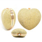 Madeline Love Gold Bling Studded Heart Shaped Evening Clutch Crossbody Bag - Bags & Wallets - extra