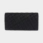 Madeline Love Black Quilted Sparkly Clutch Bag / Crossbody Bag - Bags & Wallets