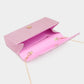 Madeline Love Pink Quilted Sparkly Clutch Bag / Crossbody Bag - Bags & Wallets - extra