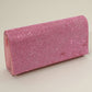 Madeline Love Pink Bling Studded Evening Clutch Bag / Crossbody Bag - Bags & Wallets