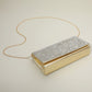 Madeline Love Pink Bling Studded Evening Clutch Bag / Crossbody Bag - Bags & Wallets - extra