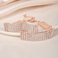 Madeline Love Rose Gold CZ Stone Pave Evening Bracelet