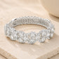 Madeline Love Silver Round Stone Accented Evening Bracelet