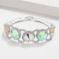 Madeline Love AB, Silver Round Stone Accented Evening Bracelet