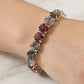 Madeline Love Multi Multicolor Round Faceted Gem Beaded Stretch Bracelet