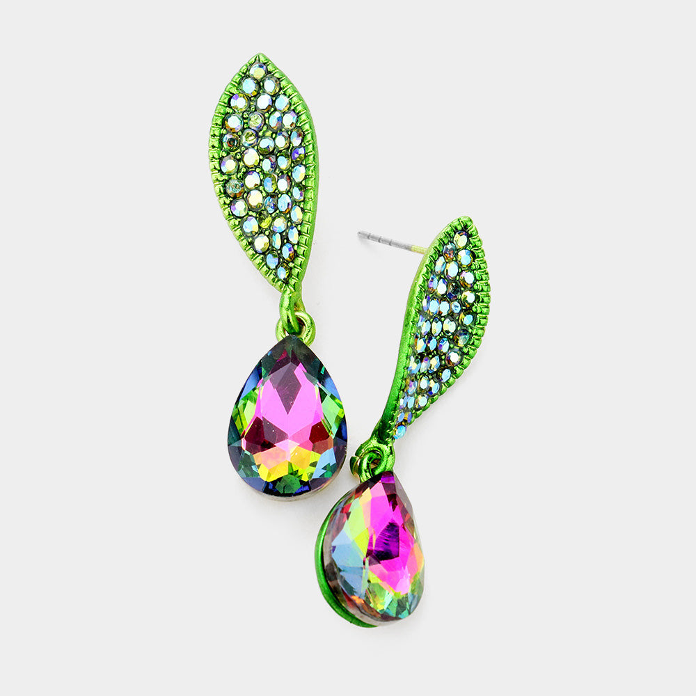 Madeline Love Default Teardrop Stone Dangle Evening Earrings