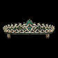 Emarald Marquise Round Stone Embellished Princess Tiara, this awesome princess tiara will make you the ultimate royal beauty and make you absolutely stand out to receive the best compliments on special occasions. It perfectly adds luxe to your outfit and makes you more gorgeous. It's easy to put on & off and durable. The stunning hair accessory is really beautiful, Pretty, and lightweight. 