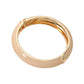 Madeline Love Ivory Enamel Inlay Hinged Bangle Bracelet - Bracelets - desc