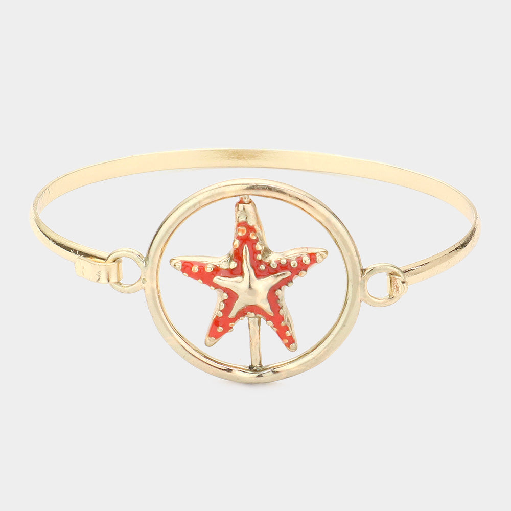 Madeline Love Coral Rotating Starfish Bracelet - Bracelets
