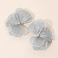 Madeline Love Gray Triple Cutout Petal Earrings