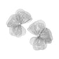 Madeline Love Gray Triple Cutout Petal Earrings - desc