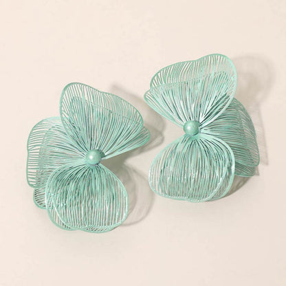 Madeline Love Mint Triple Cutout Petal Earrings