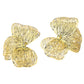 Madeline Love Brown, Light Triple Cutout Petal Earrings - desc