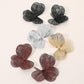 Madeline Love Brown, Light Triple Cutout Petal Earrings - extra