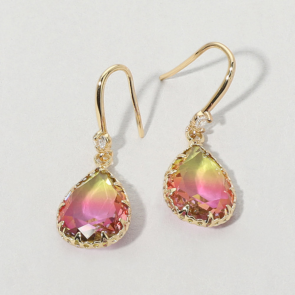 Madeline Love Light, Multi Teardrop Stone Drop Earrings