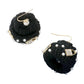 Black Pearl Key Lock Embellished Knit Beanie Hat Dangle Earrings add a touch of sophistication to any outfit. The pearl and key lock embellishments provide a unique and trendy twist, perfect for any fashion-forward individual. Stay warm and stylish with these versatile earrings.