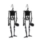 Madeline Love Black Head Off Halloween Skeleton Dangle Earrings - desc