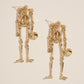 Madeline Love Gold Head Off Halloween Skeleton Dangle Earrings