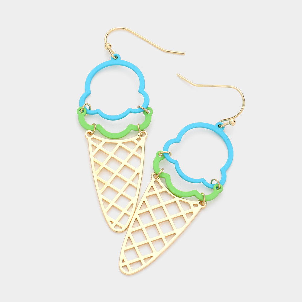 Madeline Love Turquoise Ice Cream Dangle Earrings