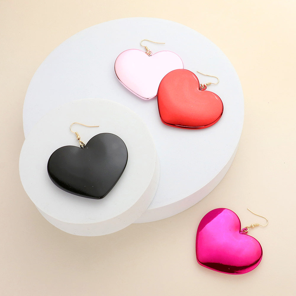 Heart Dangle Earrings