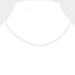 Madeline Love Clear, Gold Faceted Beaded Necklace - Necklaces