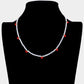 Madeline Love Red Faceted Beaded Necklace - Necklaces