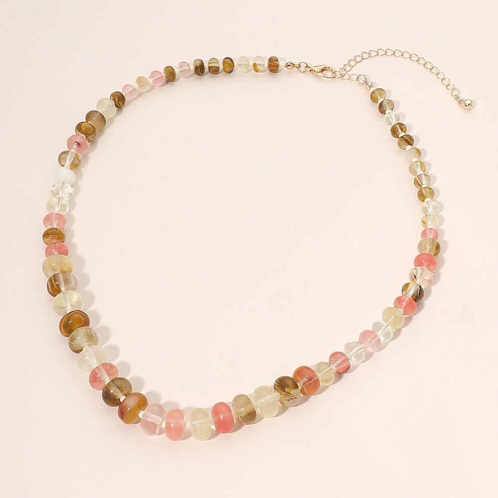 Madeline Love Multi Boho Natural Stone Beaded Necklace